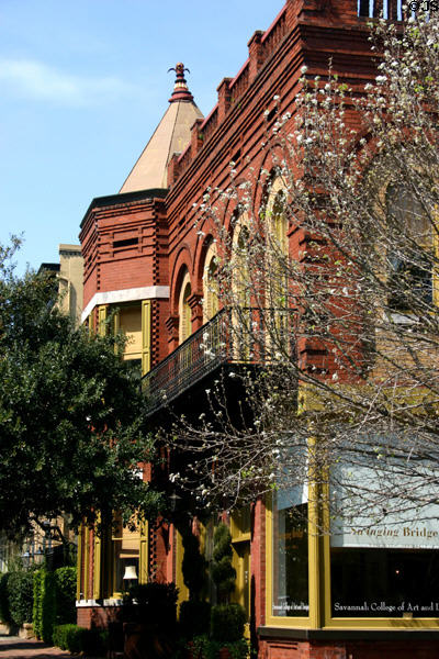 John F. Lubs house (1896) now a SCAD campus building. Savannah, GA.