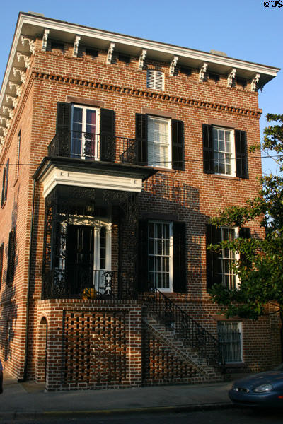William Rogers house (1859) (202 East Taylor St. on Calhoun Square). Savannah, GA.