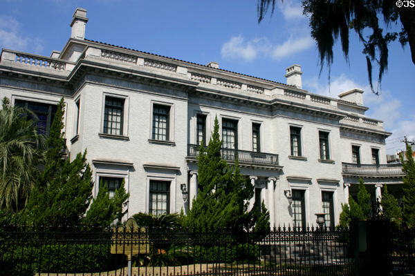 George Ferguson Armstrong mansion (443-451 Bull St. on Forsyth Park) now Armstrong Atlantic State University. Savannah, GA.