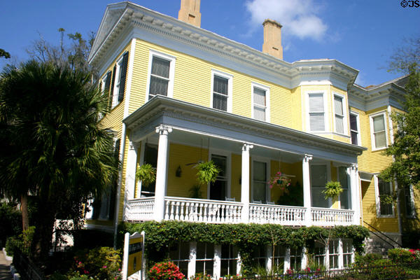 Forsyth Park Inn (c1893) (102 West Hall at Whitaker St. on Forsyth Park). Savannah, GA.