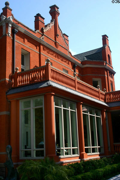 Mansion on Forsyth Park at Drayton & East Hall Sts. Savannah, GA. Architect: Alfred S. Eichberg.