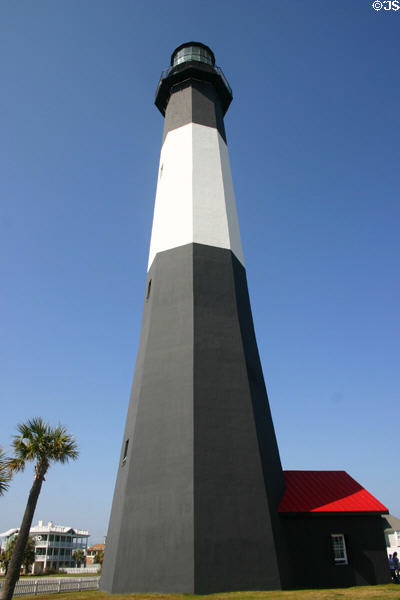 Tybee Island Lighthouse (1773 base & 1866) (154 ft tall). GA.