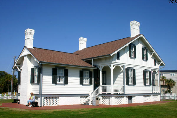 Tybee Island Light Station keeper's cottage (1881). GA.
