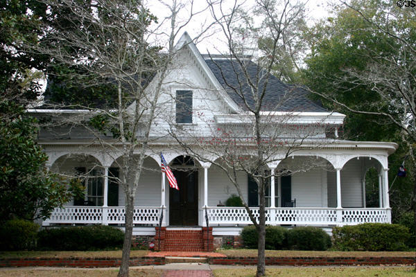 White Gothic cottage (412 N. Dawson St.). Thomasville, GA.