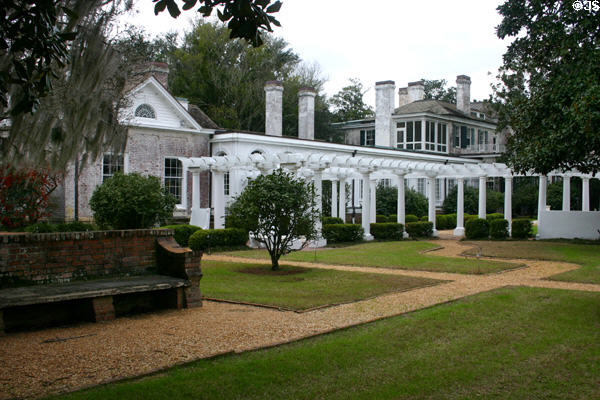 Mansion house of Pebble Hill Plantation. Thomasville, GA. On National Register.