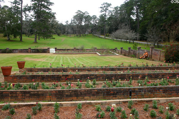 Garden & lawns at Pebble Hill Plantation. Thomasville, GA.