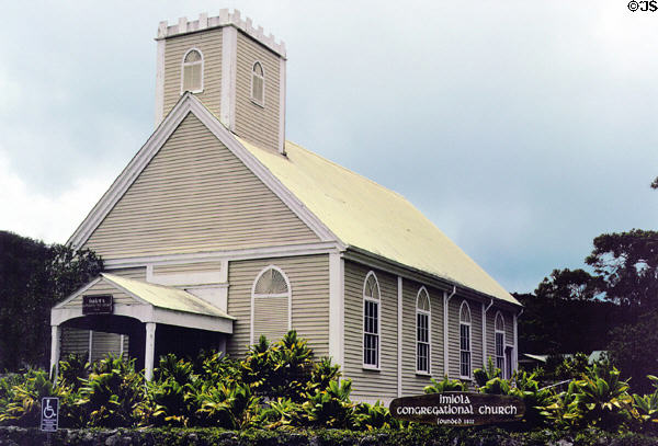 Imiola Congregational Church (1855-7), Kamuela. Big Island of Hawaii, HI.