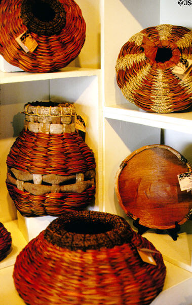 Baskets by Susan W. Kilmer at Maui Crafts Guild in Paia. Maui, HI.