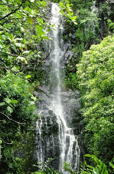 Wailua Falls off Hana Road. Maui, HI.