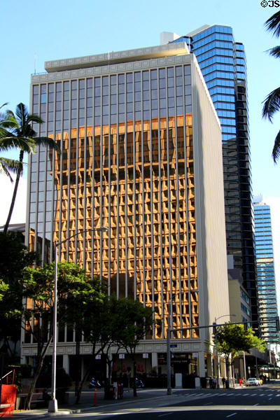 1000 Bishop Street (1970) (14 floors). Honolulu, HI.