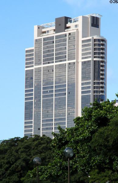 Keola Lai condominium (2008) (42 floors) (600 Queen St.). Honolulu, HI. Architect: Durrant-Media Five.