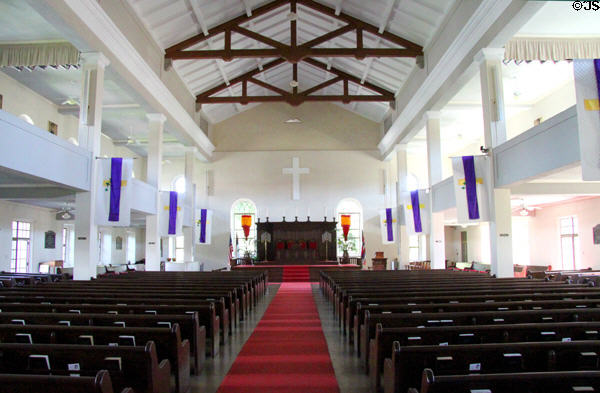 Interior of Kawaiaha'o Church. Honolulu, HI.