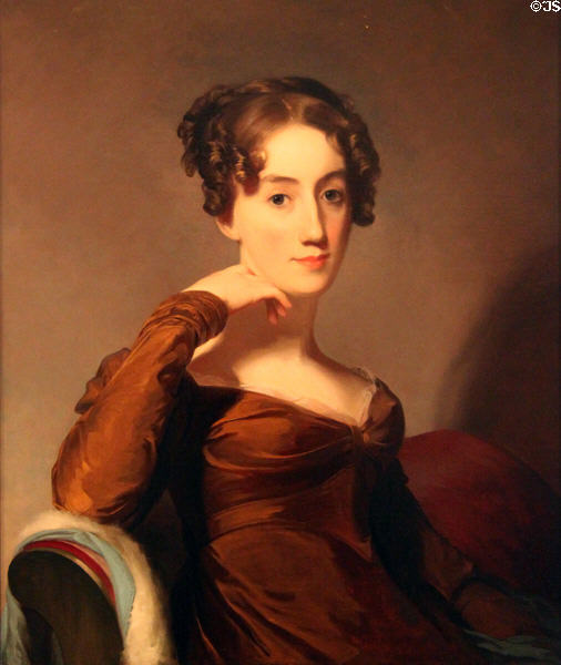 Portrait of Elizabeth McEuen Smith (1823) by Thomas Sully at Honolulu Academy of Arts. Honolulu, HI.