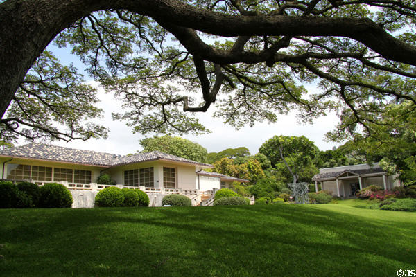The Contemporary Museum in historic Cooke-Spalding house (2411 Makiki Heights Dr.). Honolulu, HI.