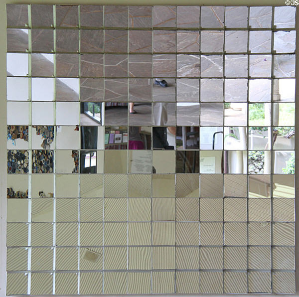 Reflected textures at The Contemporary Museum in Mirror XV (1987) by James Seawright. Honolulu, HI.