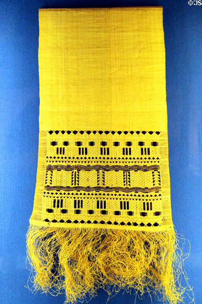 Man's loincloth with fringe from Yap at Bishop Museum. Honolulu, HI.