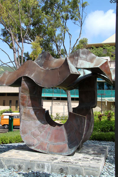 Sculpture (1979) by Bumpei Akaji at C-MORE Hale at University of Hawai'i. Honolulu, HI.