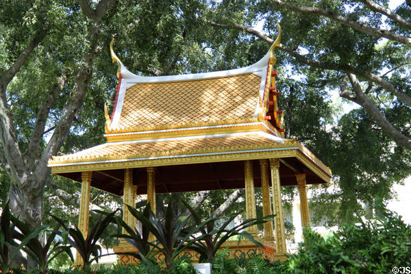 Thai Pavilion near Hale Kuahine at University of Hawai'i. Honolulu, HI.