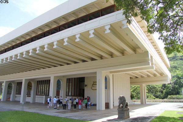 I.M. Pei's Jefferson Hall at University of Hawai'i. Honolulu, HI.