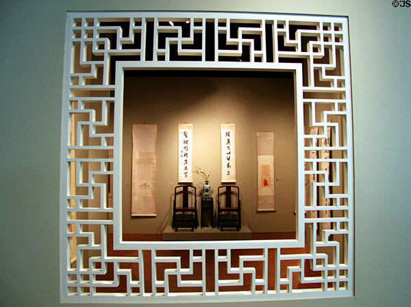 Special oriental exhibition at University of Hawaii Art Gallery. Honolulu, HI.