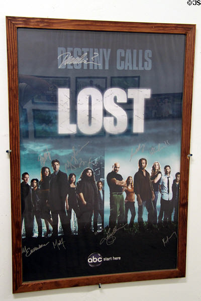 Posters of TV series Lost filmed at Kualoa Ranch. HI.