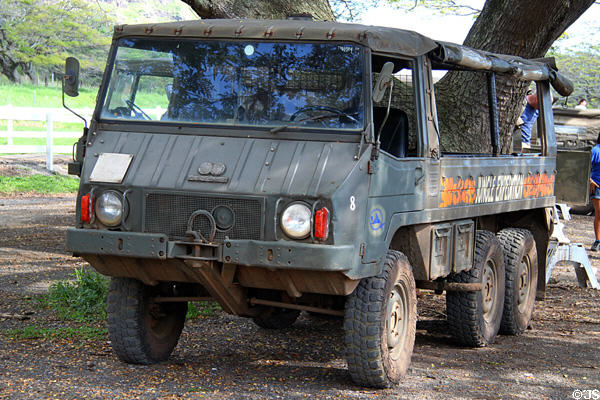 Jungle Expedition vehicle at Kualoa Ranch. HI.