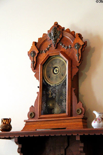 Mantle clock at Dodge House. Council Bluffs, IA.