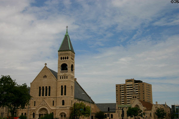 St Ambrose Cathedral (1891) (607 High St.). Des Moines, IA. Architect: James Egan. On National Register.