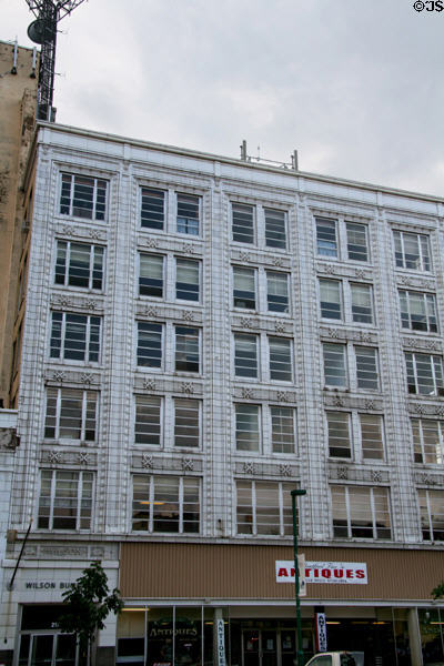 Wilson Building (1913) (217 5th Ave.) with terra cotta facade. Clinton, IA.