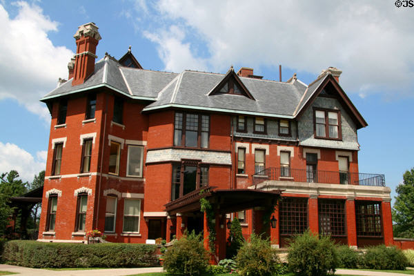 Brucemore (1886) (2160 Linden Dr. SE). Cedar Rapids, IA. Style: Queen Anne. Architect: Maximillian Allardt + Henry Josselyn & Eugene Taylor. On National Register.
