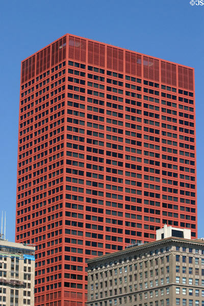 CNA Plaza (1972) (44 floors) (former Continental Center III) (325 South Wabash Ave.). Chicago, IL. Architect: Graham, Anderson, Probst & White.