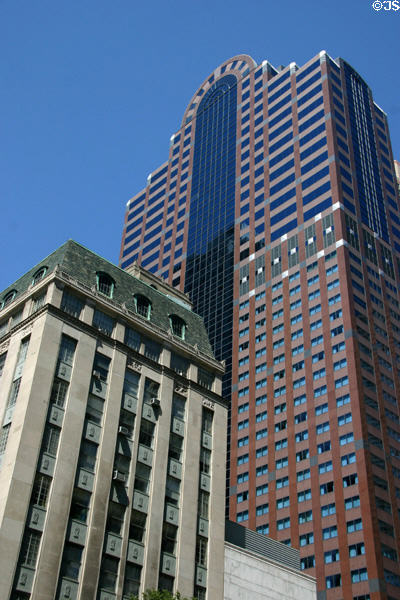 City Place towers over 630 North Michigan Avenue. Chicago, IL.