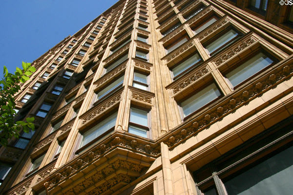 Bay windows of Fisher Building. Chicago, IL.