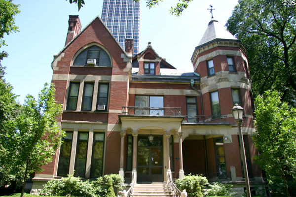 Archbishop's Residence (1880) (1555 North State Parkway). Chicago, IL. Style: Queen Anne. Architect: Alfred F. Pashley.