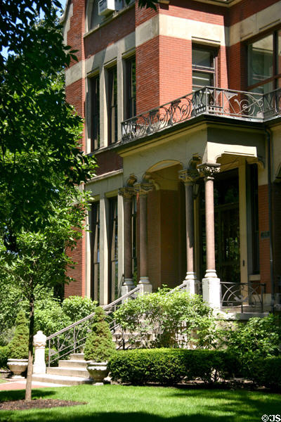 Porch of Archbishop's Residence. Chicago, IL.
