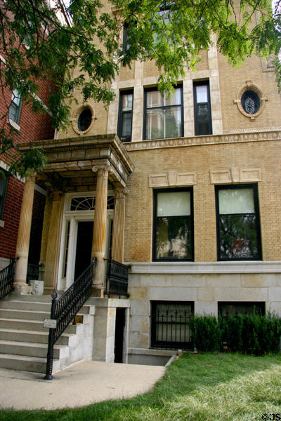 William H. Reid House (1894) (2013 South Prairie Ave.). Chicago, IL. Style: Classical Revival. Architect: Beers, Clay & Dutton.