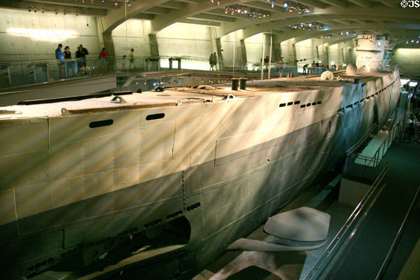 Structure built to house U-505 at Museum of Science & Industry. Chicago, IL.