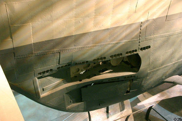 Bow torpedo tubes of U-505 at Museum of Science & Industry. Chicago, IL.