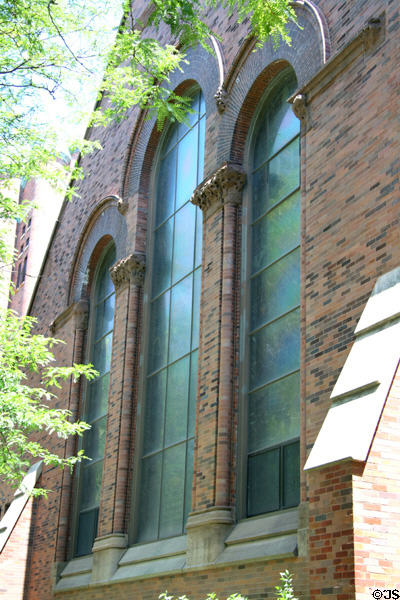 Windows of St. Gabriel Church. Chicago, IL.