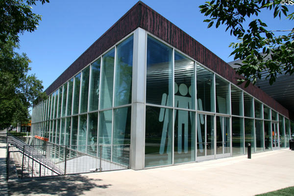 McCormick Tribune Campus Center (MTCC) at Illinois Institute of Technology. Chicago, IL.