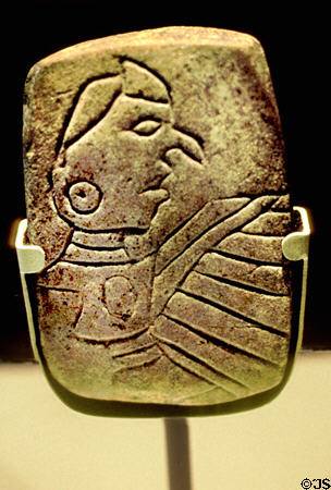 Birdman Tablet (1300) symbol of Cahokia Mounds. IL.