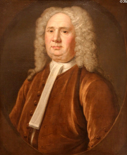 Portrait of Captain John Garish (1737) by John Smibert at Art Institute of Chicago. Chicago, IL.