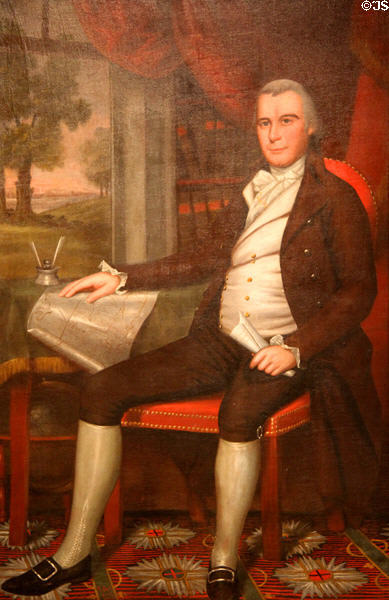 Portrait of Noah Smith (1798) by Ralph Earl at Art Institute of Chicago. Chicago, IL.