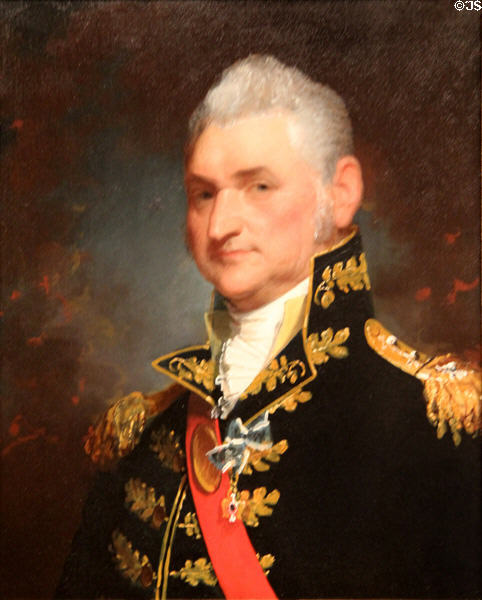 Portrait of Major-General Henry Dearborn (1812) by Gilbert Stuart at Art Institute of Chicago. Chicago, IL.