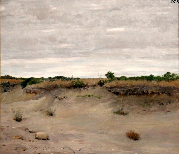 Wind-Swept Sands painting (1894) by William Merritt Chase at Art Institute of Chicago. Chicago, IL.