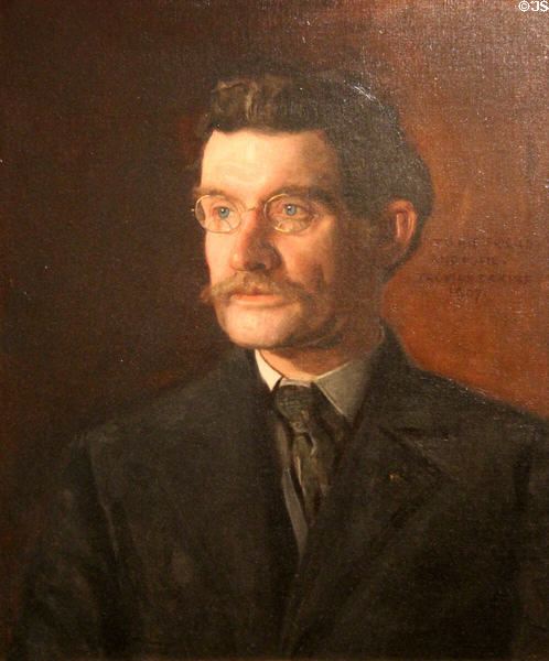 Portrait of Thomas Eakins (1907) by Thomas Eakins at Art Institute of Chicago. Chicago, IL.