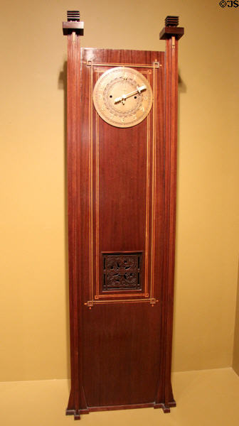 Tall clock (1912) by George Grant Elmslie & William Gray Percell after concepts by Louis Sullivan at Art Institute of Chicago. Chicago, IL.