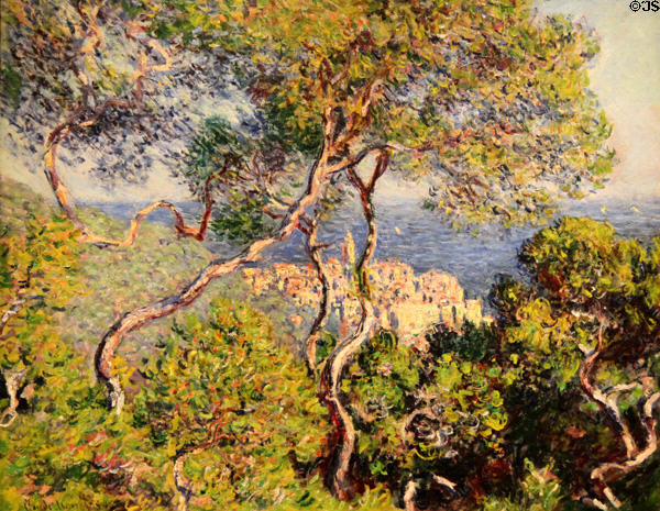 Bordighera painting (1884) by Claude Monet at Art Institute of Chicago. Chicago, IL.