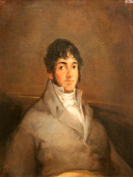 Portrait of Isidro Maiquez (c1807) by Francisco de Goya at Art Institute of Chicago. Chicago, IL.