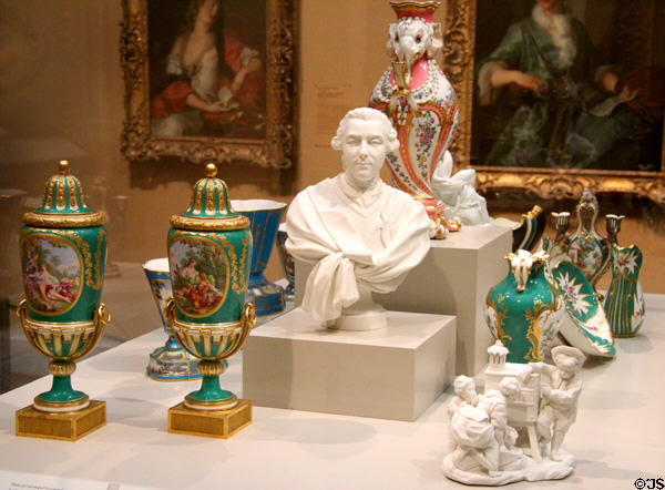 Porcelain gallery at Art Institute of Chicago. Chicago, IL.